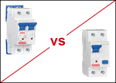 comparing miniature circuit breakers (MCBs) and residual current circuit breakers (RCCBs) - Techna