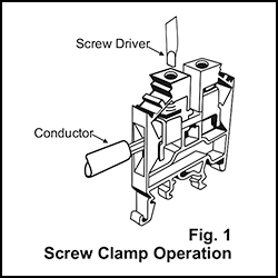 screw clamp terminal operating positions - Techna